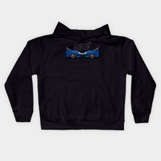 wrx sti double side angle Kids Hoodie